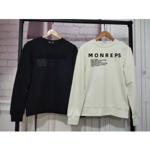 몽클레어 Flocked Letter 맨투맨